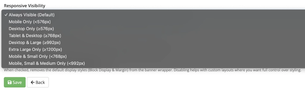 WHMCS Banner Manager Module Release 1.4.3